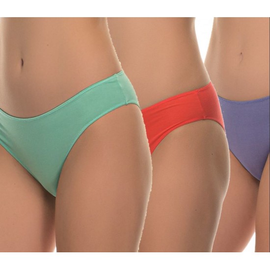 3 Pack Hipster Bamboo Slip Purple-Mint-Coral